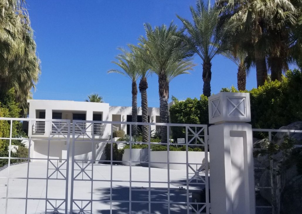 Rich and famous homes palm springs instagrammable