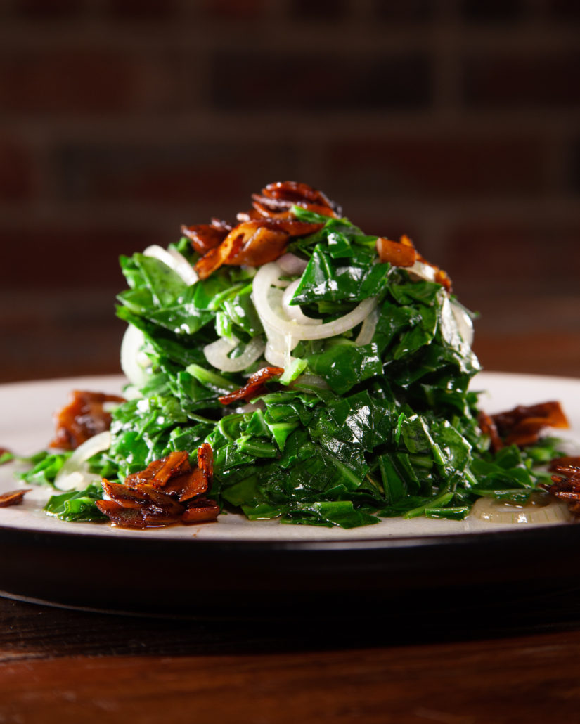 Collards Coconut Bacon