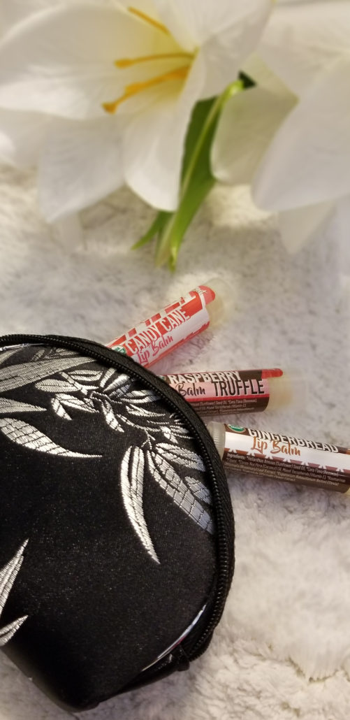 makeup bag eco lip balm