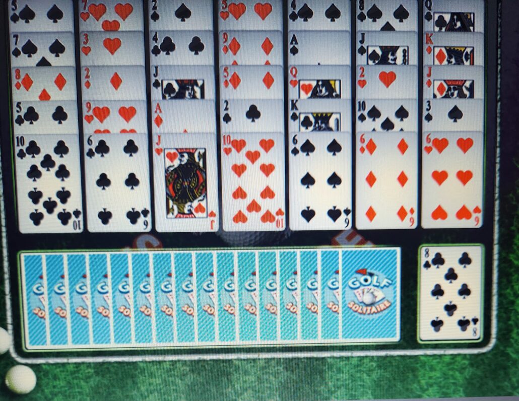 Golf solitaire